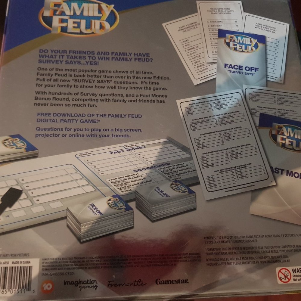 BRAND NEW FAMILY FEUD BOARD GAME - Picture 10 of 11